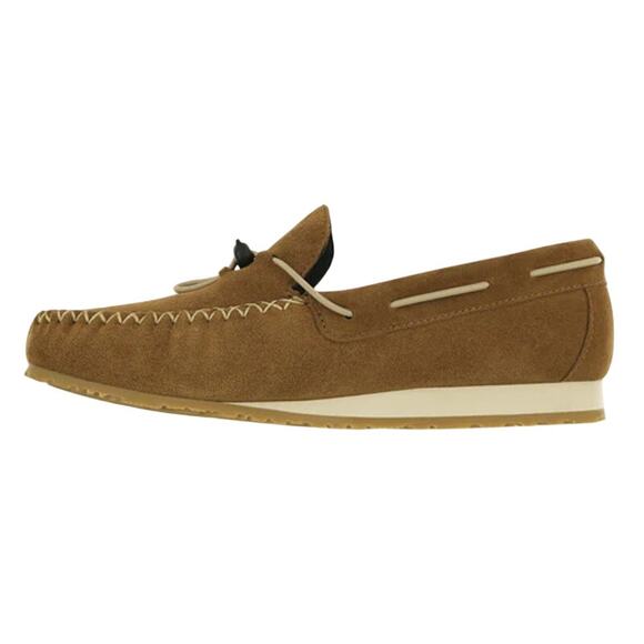 SAS Womens Running Late-X Loafers US 10.5 M EU 42 Tan Leather Slip On NIB - Picture 2 of 12